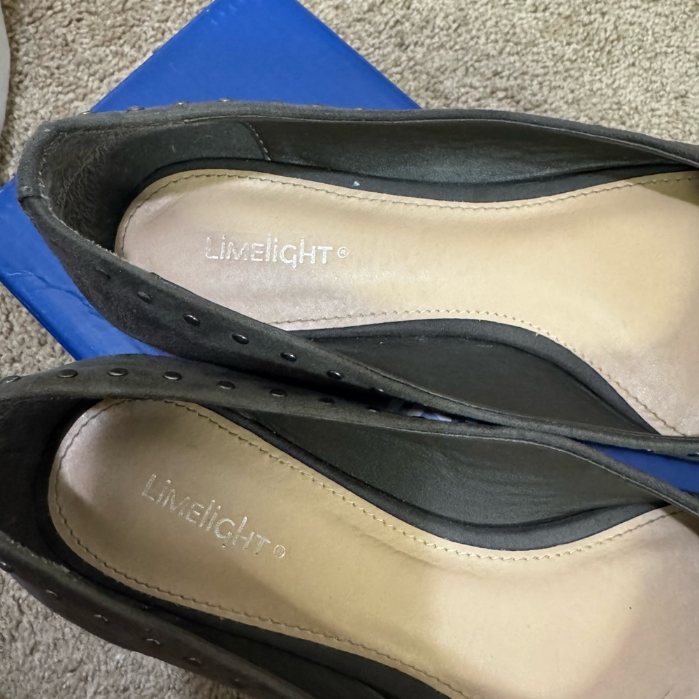 Limelight Gray Studded Flats - Picture 4 of 5